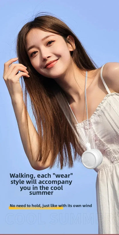 Clip-on Mini Waist Fan 3-Speed USB-C Rechargeable Portable Fan