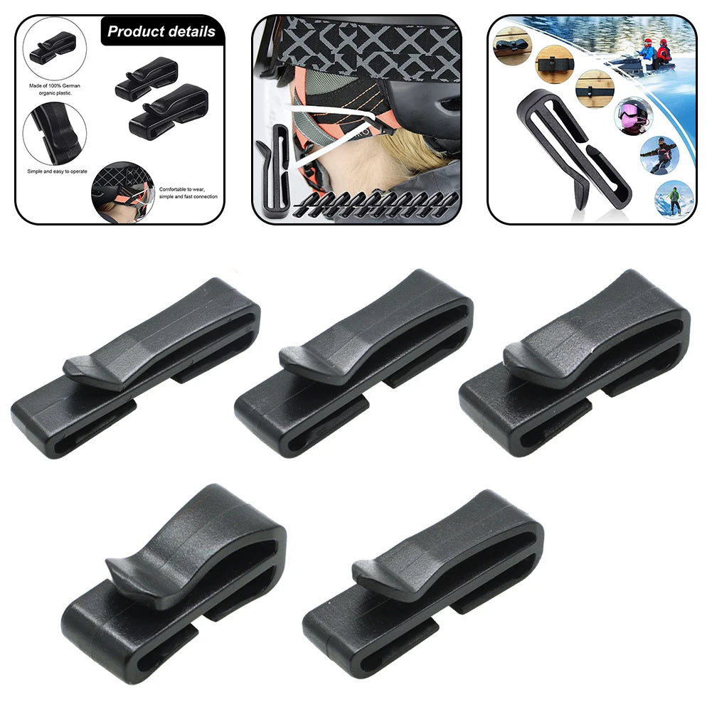 Reliable Sturdy Black Plastic Backpack Strap Adjustable Closing Buckle Convenient Dimensions Slip Keeper Buckle X Belt Buckle