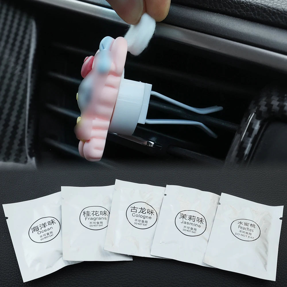 Car Air Freshener Solid Perfume Tablets Air Vent Perfume Refill Fragrances Car Interior Perfume Diffuser Tablet Accessories