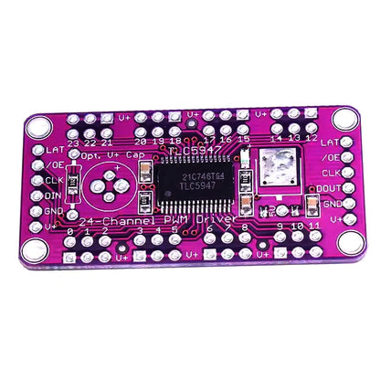 TLC5947 24-Channel 12-Bit PWM LED Driver Module – Internal Oscillator 3-5.5V