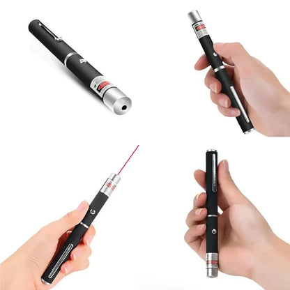 2-in-1 Mini Laser Pointer Portable LED Pet Training Flashlight Scratching Toys for Pets and Cats Indicator Tool Christmas Gifts