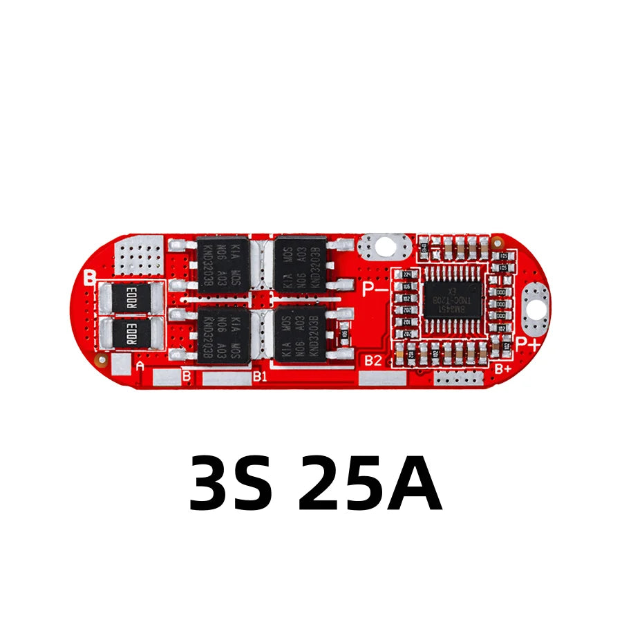 Li-ion Battery Protection Board Module for 18650 Lipo Cells ¨C BMS PCM PCB with Overcharge and Overcurrent Protection for DIY Projects