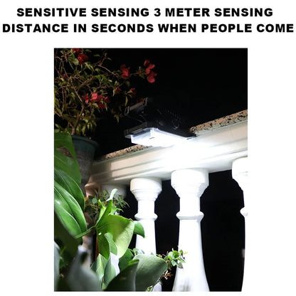 LED Solar Garden Lights Outdoor Solar Clip Light Motion Sensor Camping Lamp with 3 Mode Waterproof Fence Street Landscape