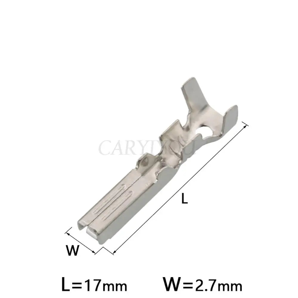 183025-1 / 282109-1 Brass Tyco Crimp Terminal Splice Pins — Sealed Waterproof Male & Female Connector Terminals