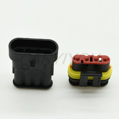 Tyco AMP Superseal 4 Pin Sealed Waterproof Connector 282106-1 282088-1 DJ7041-1.5 PA66