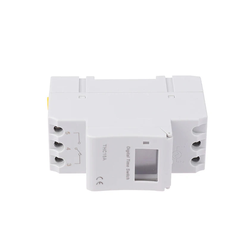 1pc Electronic Weekly 7 Days Programmable Digital Timer Switch Relay Control 220V 230V 10A 16A Din Rail THC15A Timer