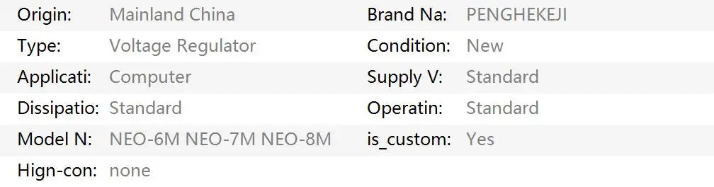 GPS Module Micro USB NEO Series Satellite Positioning for Arduino and STM32