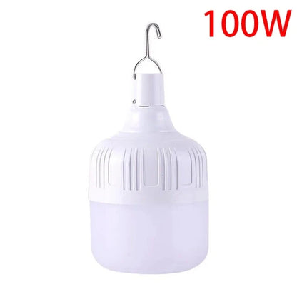 Usb Rechargeable Led Bulb Outdoor Portable Camping Picnics Light Bulb Emergency Lighting Flashlight Lights Hanging Tent Lantern