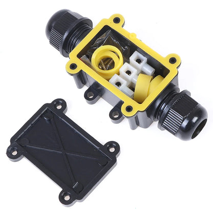 2 Way Waterproof Junction Box IP68 for Outdoor Lighting Cable