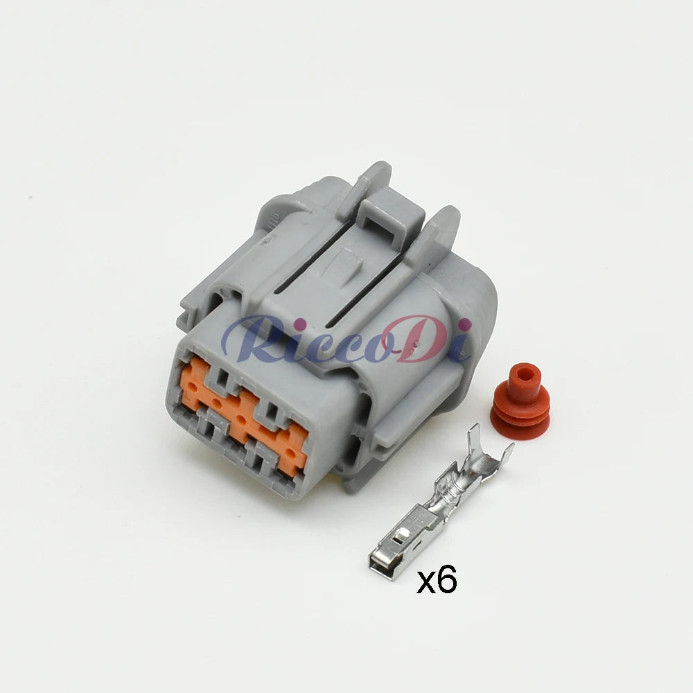 Sumitomo 6 Pin Waterproof Auto Connector Car Headlight Male Female Plug 6188-0560 6189-1175 6185-5177 For Teana