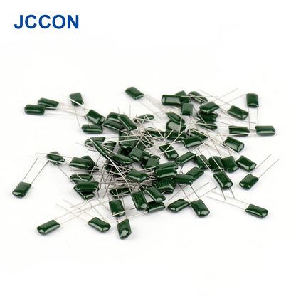 Metalized Mylar Polyester Film Capacitors 100V 0.22nF–470nF