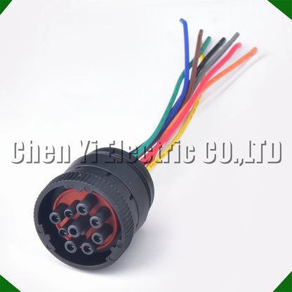 9 Pin Automotive Waterproof Diagnostic Connector – Circular Wire Harness Plug HD16-9-1939P/HD16-9-1939S for Deutsch J1939 Truck