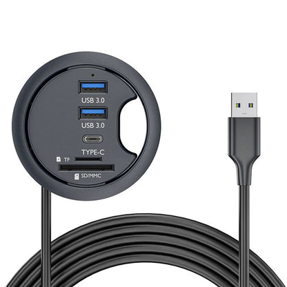 Card Reader Hub USB 3.0 Hub Versatile Connectivity 2 Ports USB 3.0 Easy Installation Enhanced Data Transfer Speeds
