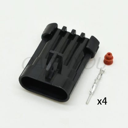 4 Pin Waterproof Delphi Car Connector 12162144 Oxygen Sensor O2 Plug for Holden Barina Frontera TK UT 1.6L F16D3