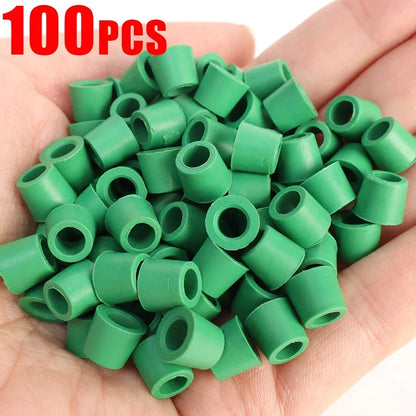 200/50Pcs Car Air Conditioning Line Repair Gasket “1/4" Charging Hose/Manifold Repair O-Ring Seal Rubber Gasket Auto Repair Tool