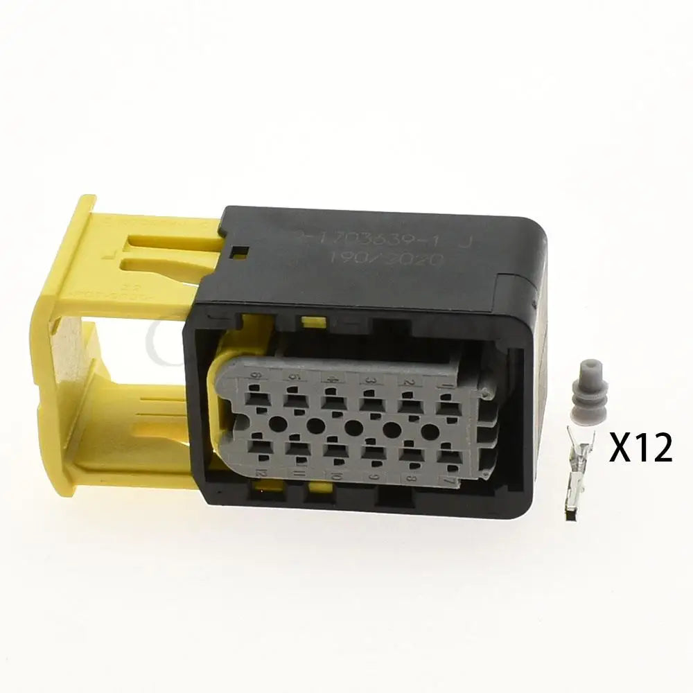 1-1564520-1 / 1-1703639-1 Automotive 12-Pin Waterproof Connector — Urea Pump & New Energy Vehicle Socket