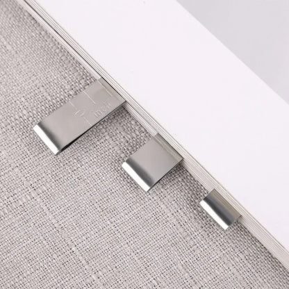 10/1PCS Hemming Clips Stainless Steel Sewing Clip Stainless Steel Ruler for DIY Sewing&Stitching Pinning Marking Quilting Ruler