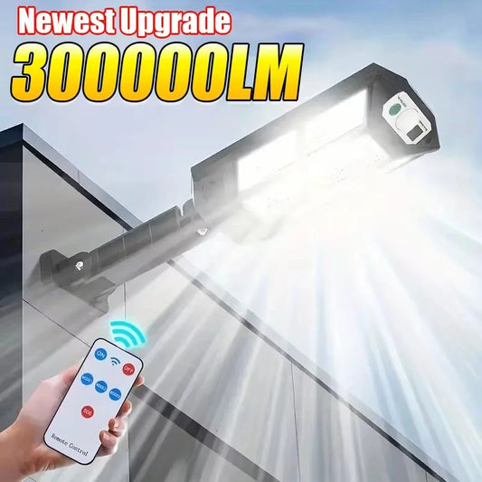 30000LM Solar LED Lights Outdoor Solar Lights Of Motion Sensor 3 Modes Waterproof IP65 Solar Garden Light Street Yard Lantern