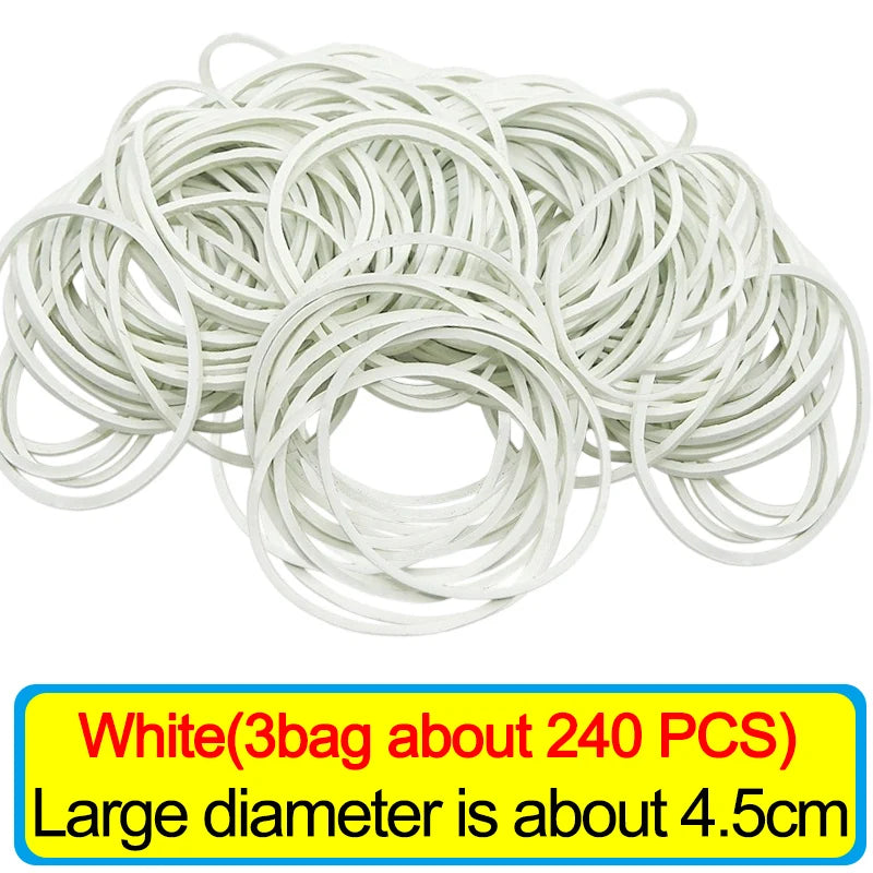 Wholesale Multicolour Elastic Rubber Bands Adjustable Fastener O Rings Stretchable Household Office School Stationery Supplies