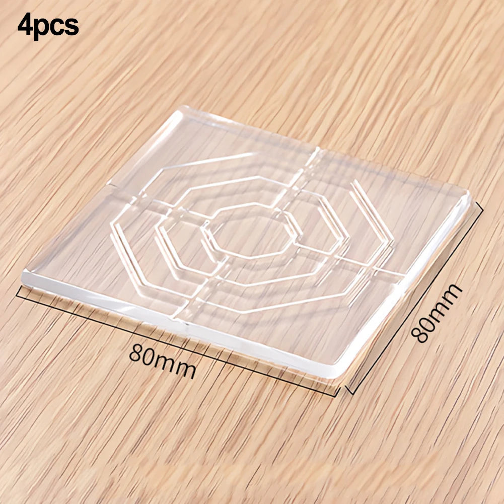 Shock Resistant Anti Vibration For Pads 4Pcs for Appliances Slip Resistant Feet Mat for Washing Machine and Furniture