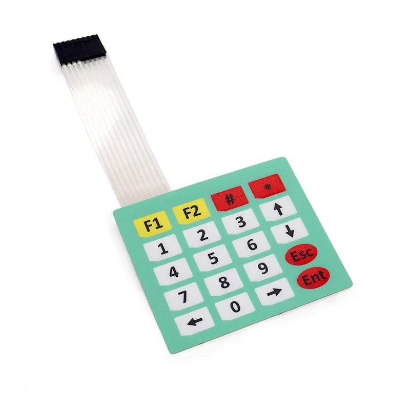 Matrix Membrane Switch Keypad Kit 1x4 3x4 4x4 4x5 Key Button Control Panel for Arduino