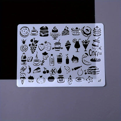 A4 5pcs/set  DIY Painting Template Wall Stencil Airbrush Scrapbook Coloring Embossing Album Diary Christmas Drawing Copy Templat