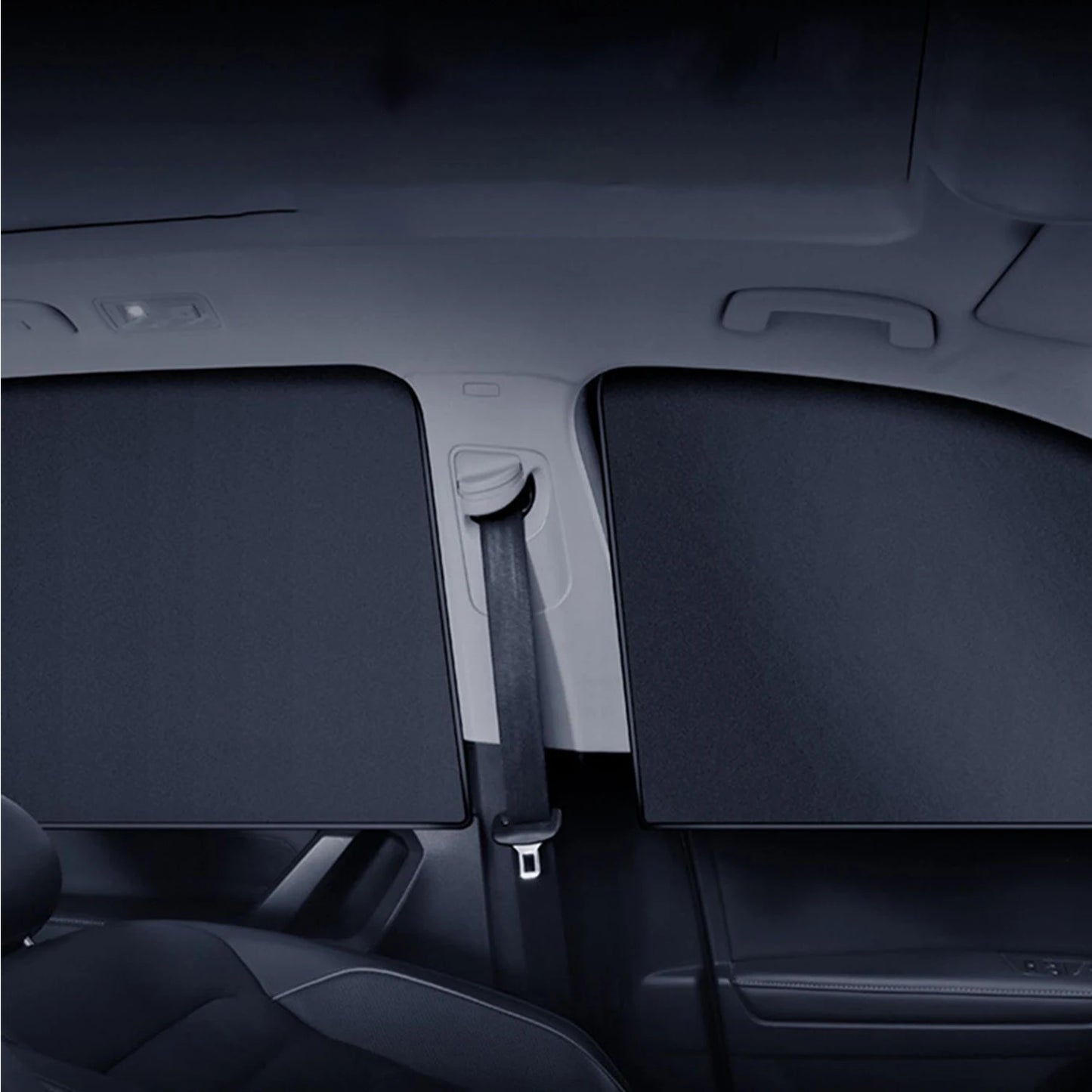 Magnetic Car Side Window Sun Shade Curtains Front/Rear Window Sun Protection Cover UV Blocking Car Privacy Curtain Accessories