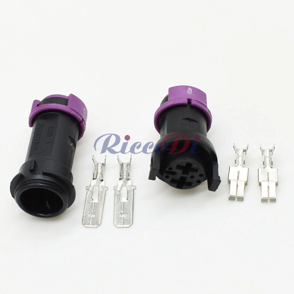 2 Pin Male Female Circular Waterproof Fog Lamp Connector Plug for Car Toyota Mazda RX7 813972926 813972923