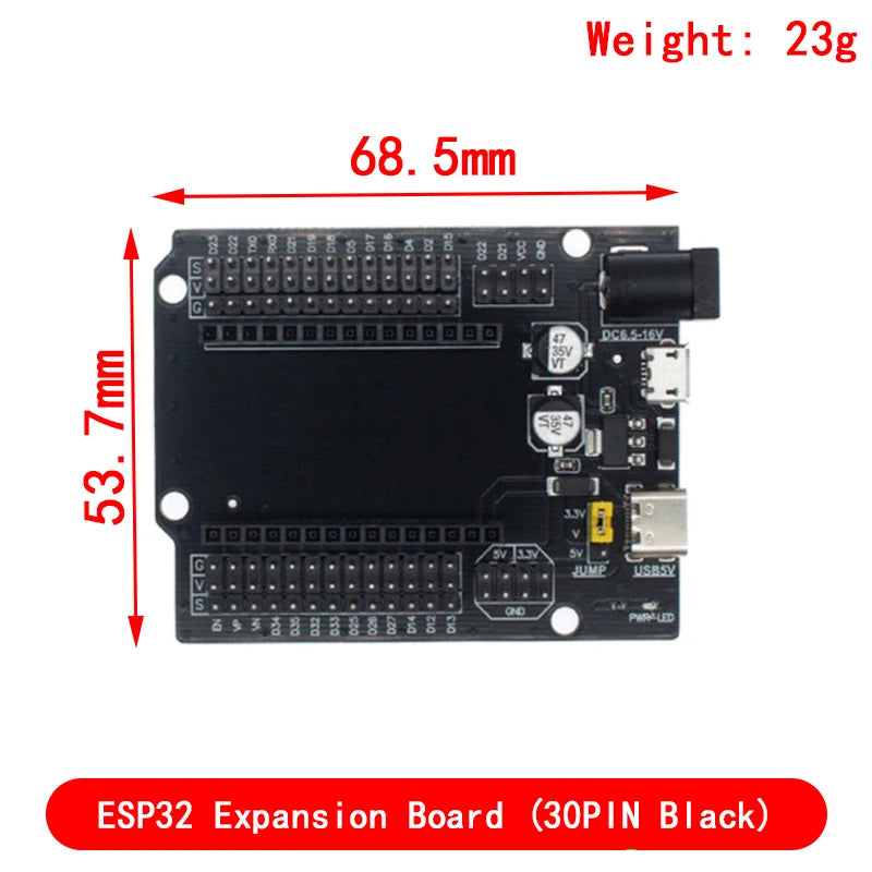 ESP32 Development Board WiFi + Bluetooth CP2102/CH340C Ultra-Low Power Wireless Module ESP32-32 NodeMCU-32S