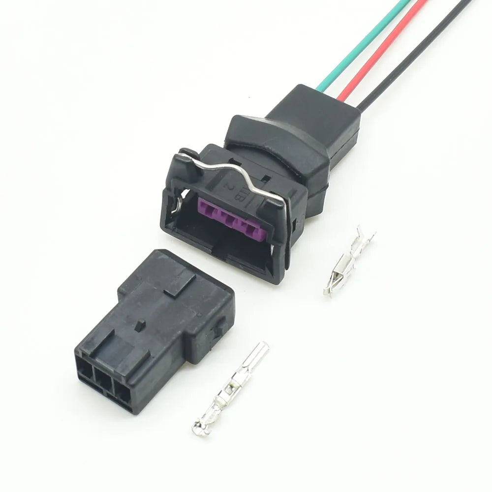 3 Pin EV1 Fuel Injector Connector 443906233 443906247 DJ7031-3.5 Male Female Automotive
