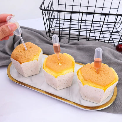 4ml Mini Dropper Pipettes for Cake Decor 50-200PCS