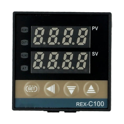 Comprehensive PID Controller Kit REX C100 For SSR 40DA and K Thermocouple for Effective Temperature Management