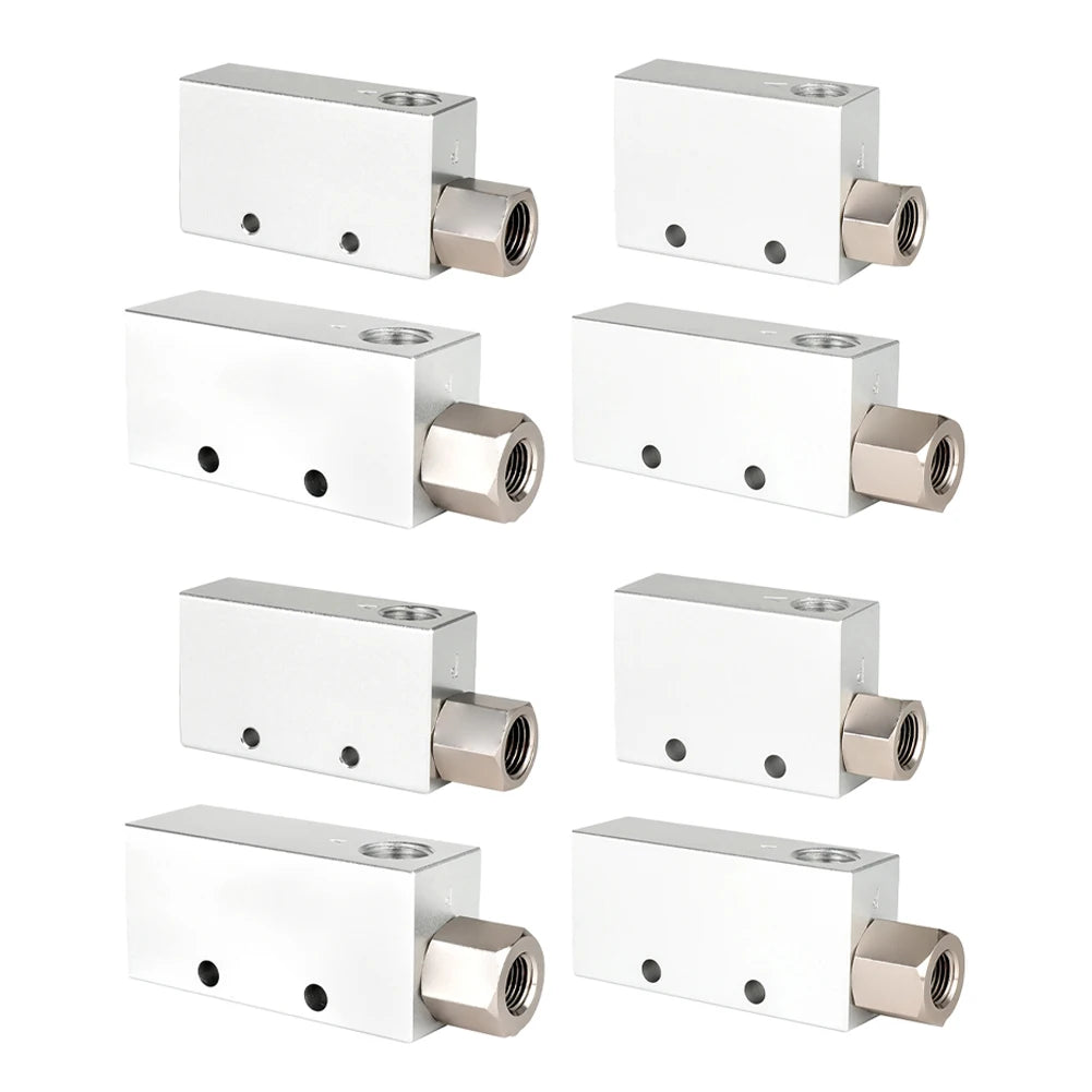 Vacuum Generator Pneumatic Control Valve CV1025 Air Exhaust Ejector Aluminum Alloy Resistant with Threaded Ends