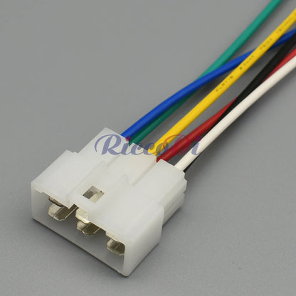 6 Pin Automotive Electrical Wiring Connector 6.3mm Female Male Socket 6120-2063 6110-4563