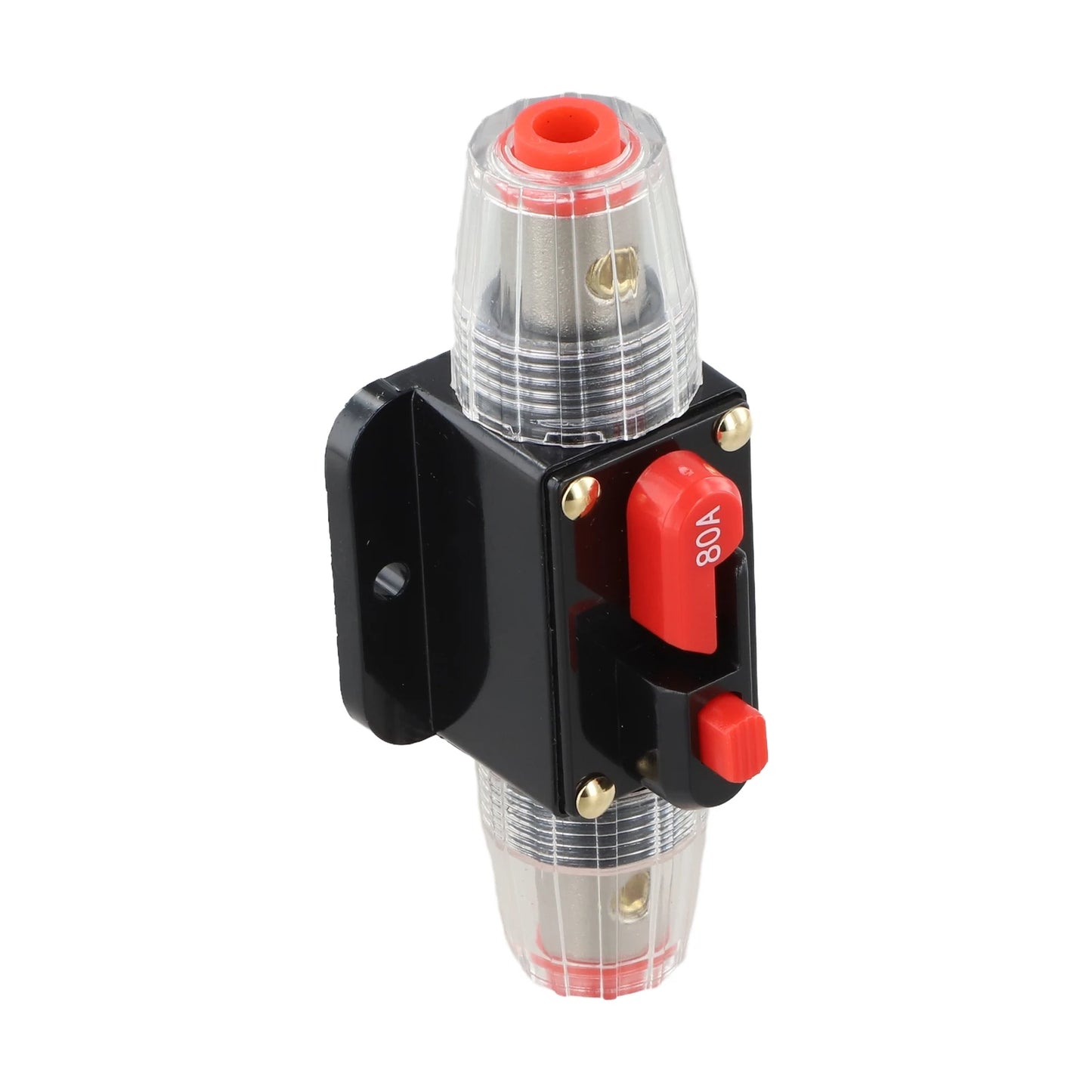 12V-24V DC Auto Inline Fuse Breaker Battery Safety Audio System Protection Overload Protection Device Temperature Resistance