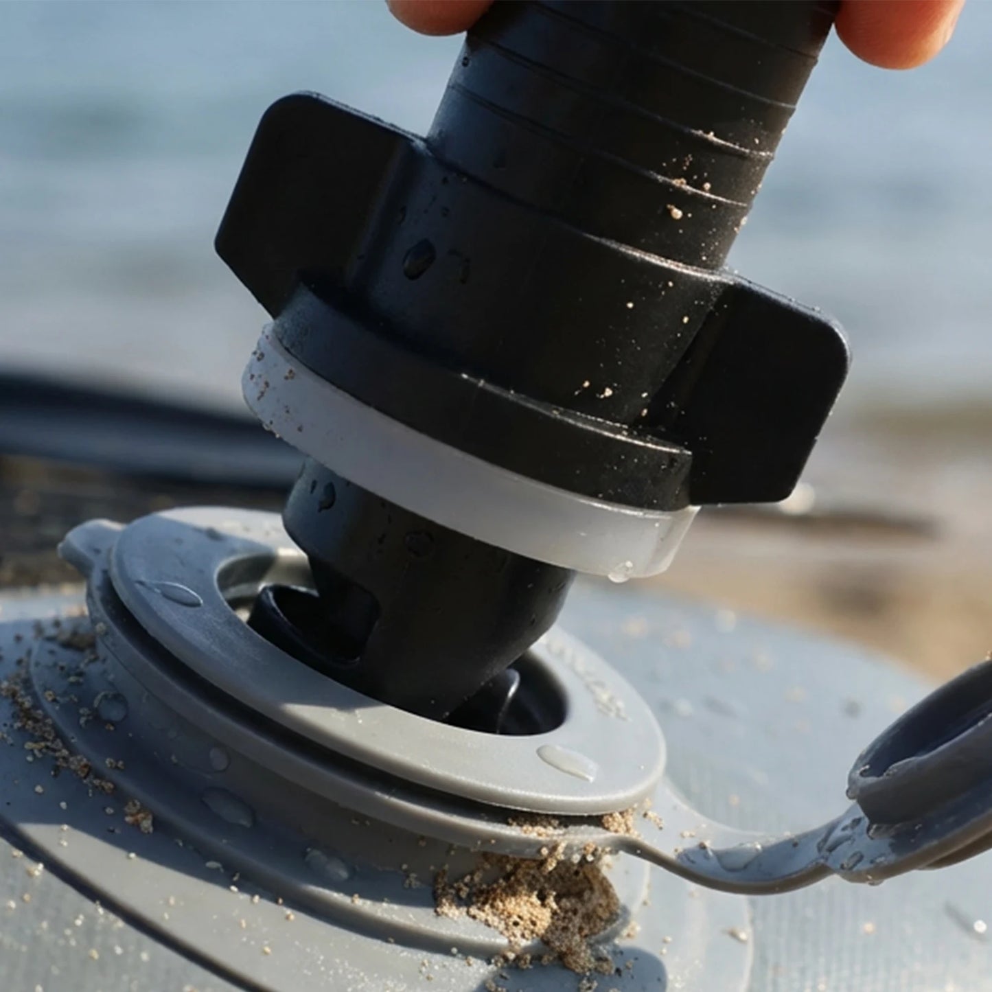 Universal Inflatable Boat Air Valve Adapter – Pump Converter Nozzle for Kayak, Paddle Board & Rubber Dinghy Pump Connector Tool