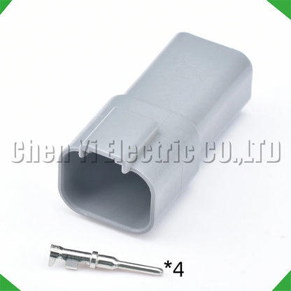 4 Pin DT Connector Plug DT06-4S DT04-4P Waterproof Automotive Pigtail
