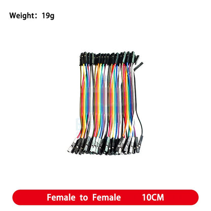 DuPont Jumper Wires Female to Female, Male to Female, and Male to Male