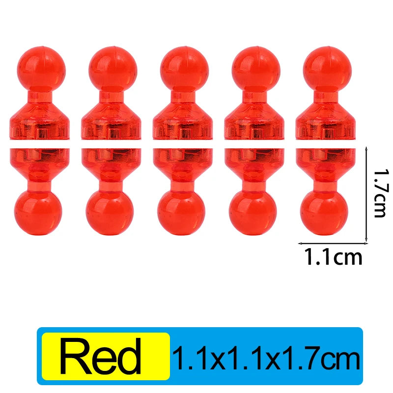 100x Magnetic Push Pins Strong Fridge Magnets Whiteboard Map Tacks