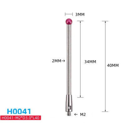 M2 Ball Cmm Stylus Thread CNC Measuring Probe Stylus Point Contact H7805/H1345/H7806/H0033/H7808/H8663/H0034/H0035 CMM Probe