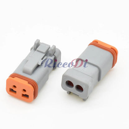 2 Hole Automotive Car Plug Female Socket Connector with Terminals Compatible with DJ7022HA-1.5-21