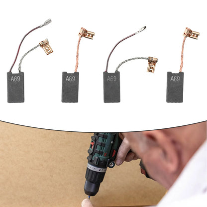 Long Lasting Carbon Brushes 1617014135 for Rotary Hammer For GBH540DE GSH 5CE GSH 5 E GBH745DE GBH745D Set of 4