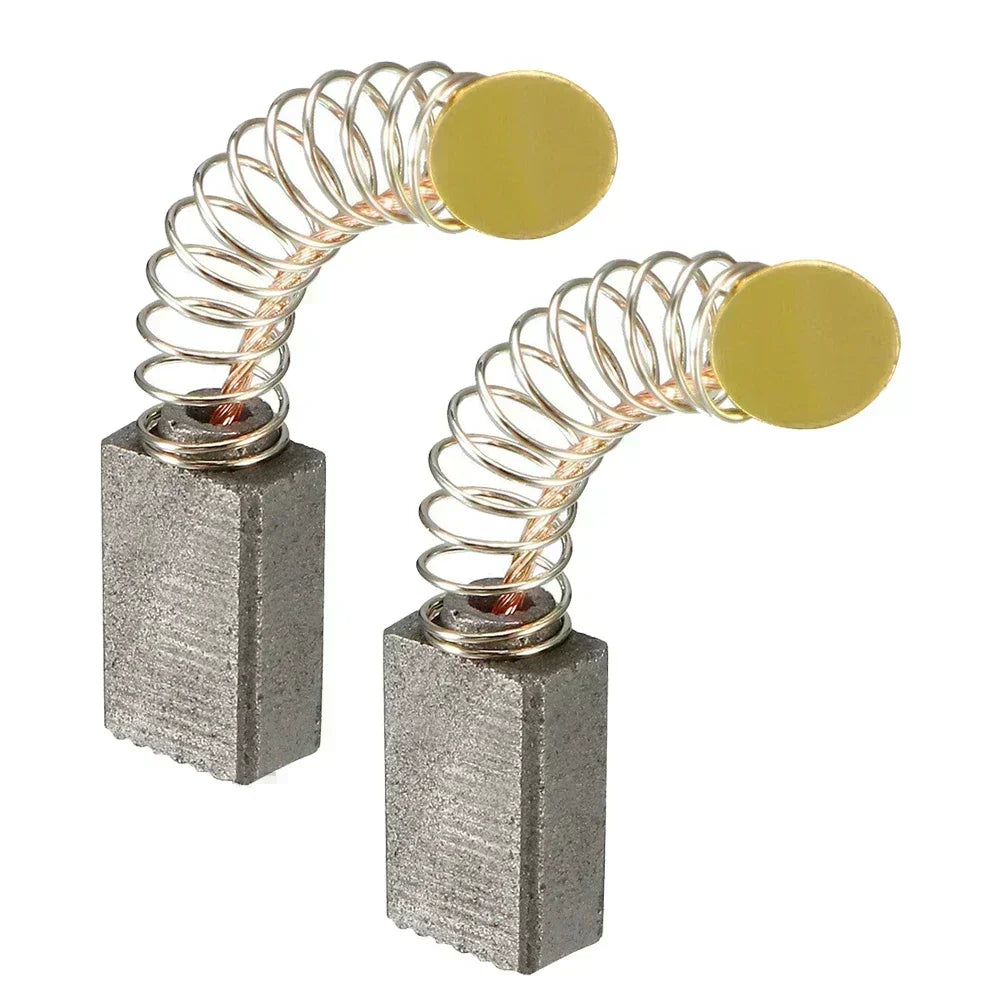 2pcs Carbon Brushes Kit For Electric Motors 13mm X 8 X 5mm Replacement Part 20mm Spring Length Electric Carbon Brushes