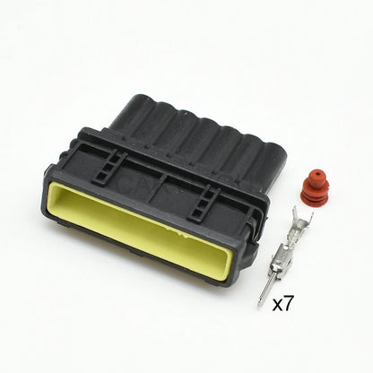 DJ7071-3.5-11 / DJ7071A-3.5-21 Automotive 7-Pin 3.5mm Engine Waterproof Connector — Wire Socket Plug