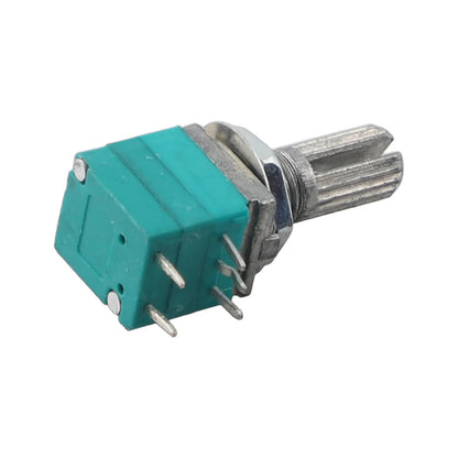Audio Equipment 60*60*60 Mm Sealing Potentiometer Knurled Shaft Potentiometer Control Device Plastic Shell Single Linear Use