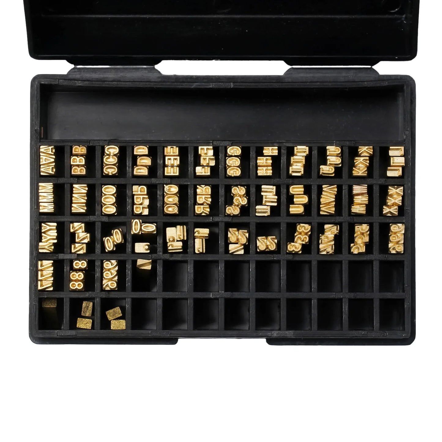 120pcs 2*3*15mm Hot Stamp Pper Letters Thermal Ribbon Printing Font Ding Machine Word Grain For Manual Semi-automatic Ding Machi