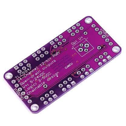 TLC5947 24-Channel 12-Bit PWM LED Driver Module – Internal Oscillator 3-5.5V