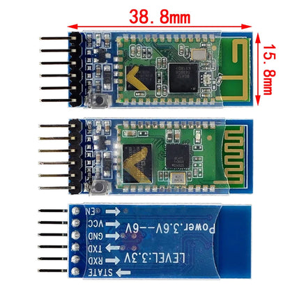 HC-05 HC-06 Bluetooth Serial Module Master-Slave 6Pin/4Pin Wireless Pass-Through for Arduino