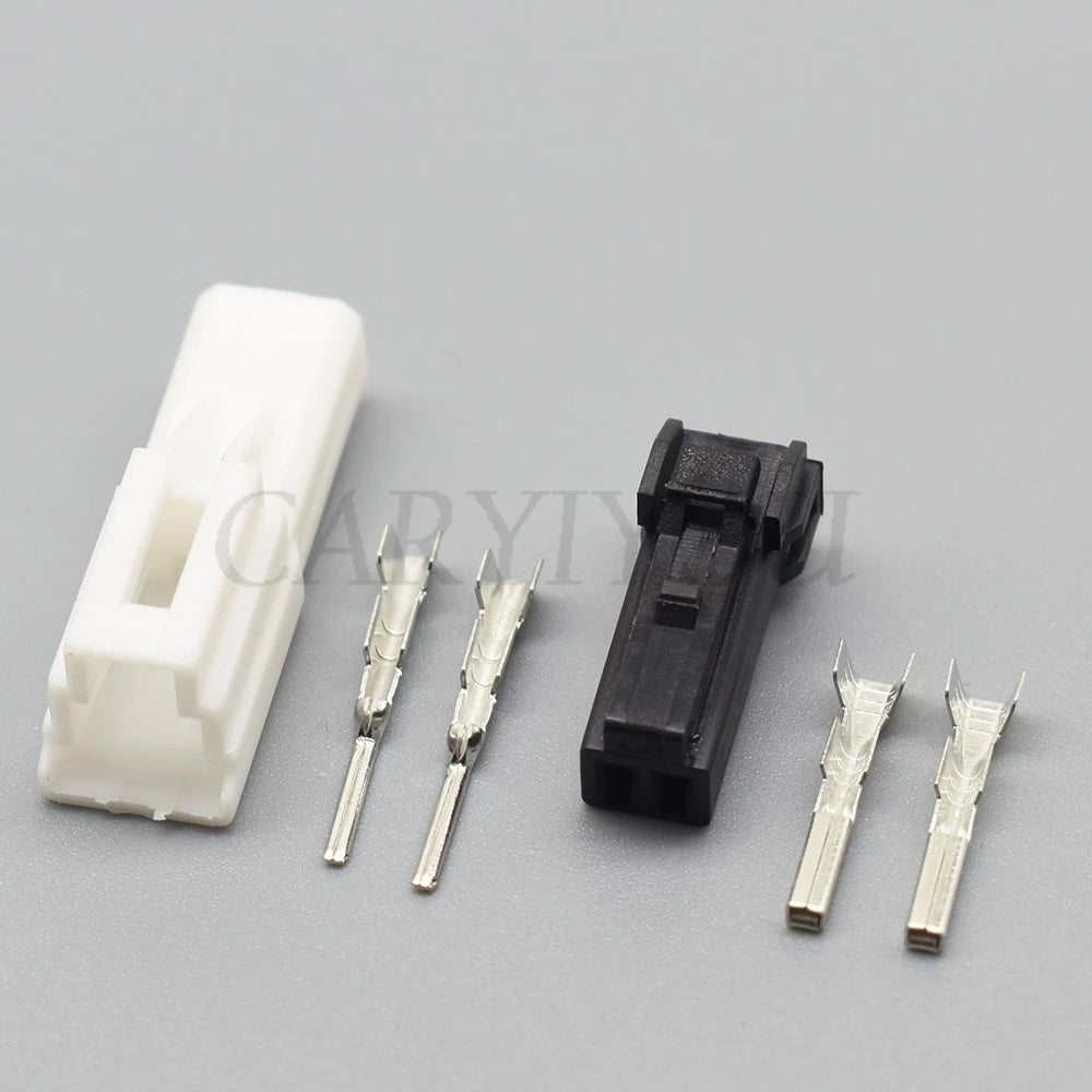 DJ7026C-1.2-21 Automotive 1.2mm 2-Pin Unsealed Wire Harness Connector Female Socket