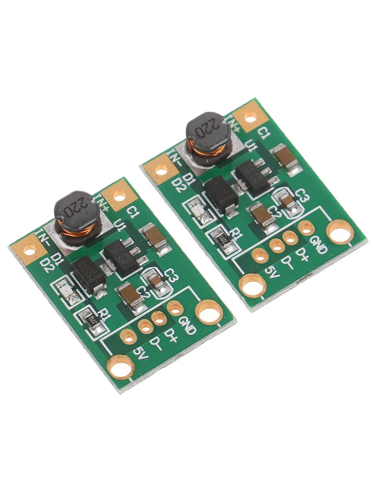 5V DC DC Converter Step Up Power Supply DC-DC Booster Boost Buck Converter Board Step-Up 500MA Voltage Regulator 0.9V-5V to 5V